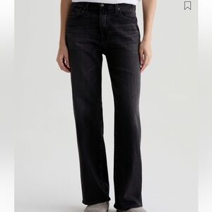 Black Women's Straight-Leg Jeans